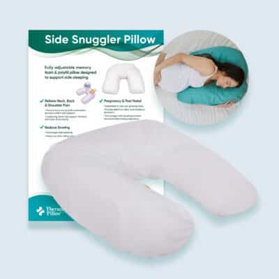 side sleeper snuggler pillow 2