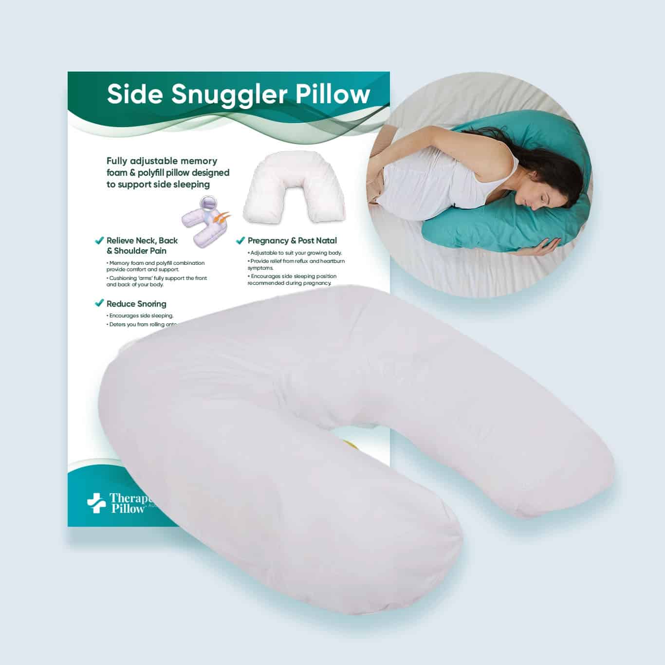 Combination sleeper pillow best sale