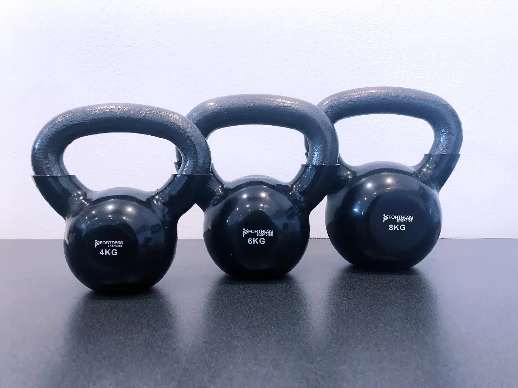 Kettlebell weight in a variety of weights