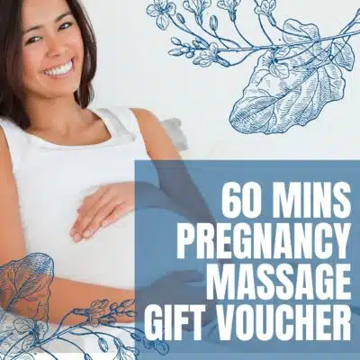 60 minutes pregnancy massage gift voucher