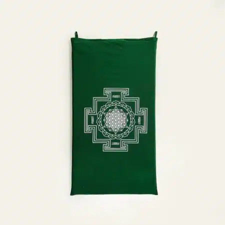 acupressure mat green back