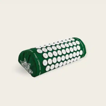 green acupressure pillow