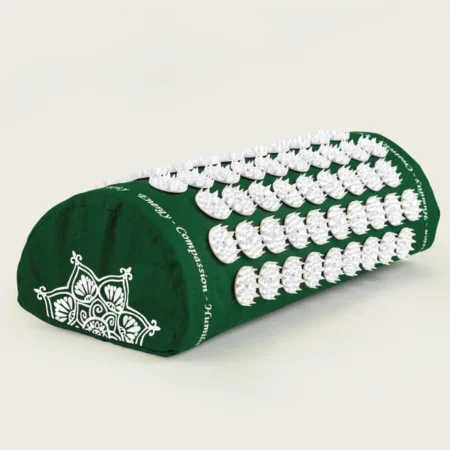 green acupressure pillow