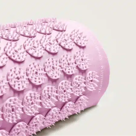 pink acupressure pillow