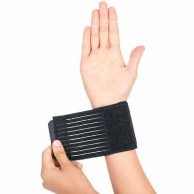 black wrist wrap universal